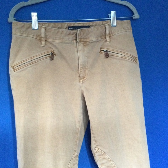 Ralph Lauren Sport Jodhpurs Riding Pants Size 29 Beige Equestrian - Picture 5 of 16